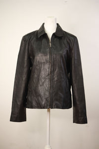 'Rosemary' Hand Stitched Leather Jacket