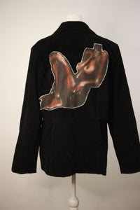 'Jazmin' Hand Stitched Leather Jacket