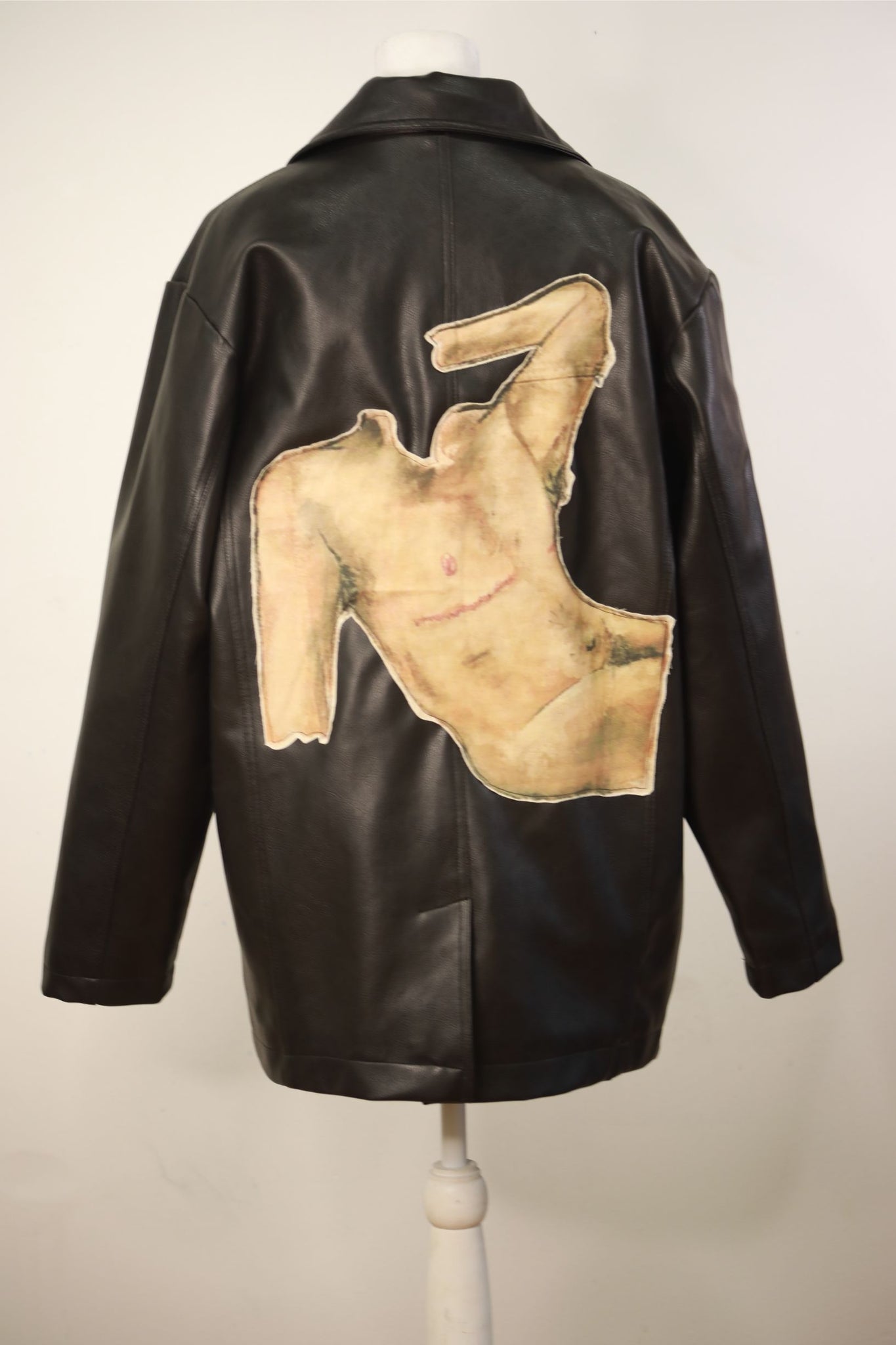 'Carter' Hand Stitched Leather Jacket